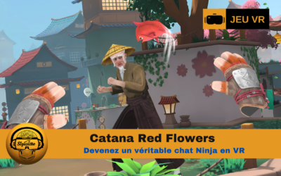 Catana Red Flowers le chat ninja en VR sur Quest