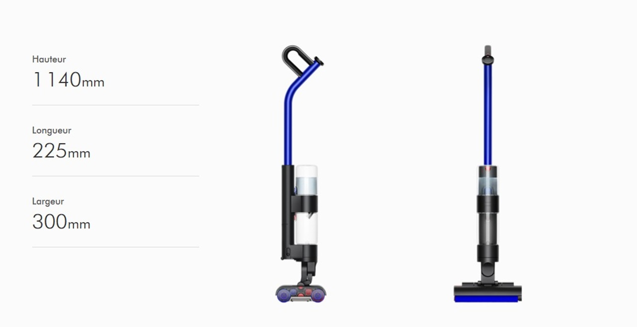 Fonctionnalités Dyson Wash G1