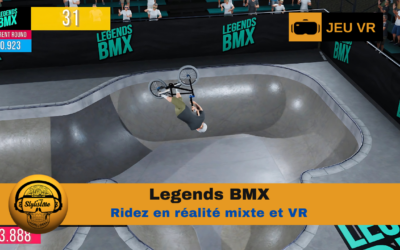 Legends BMX freestyle et tricks en réalité mixte chez vous