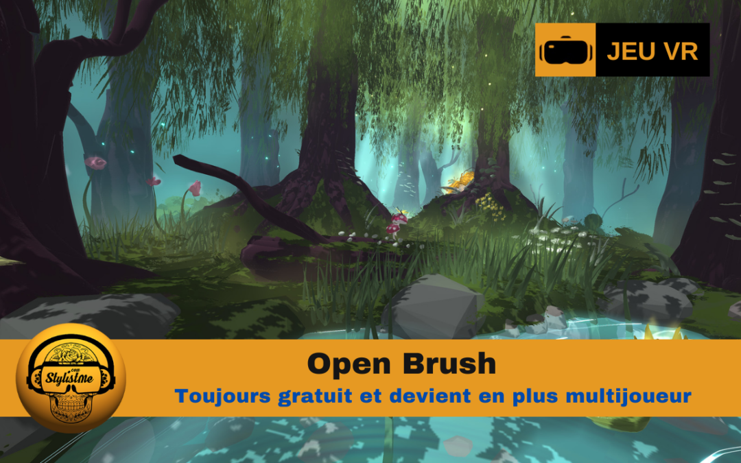 Open Brush gratuit de Tilt Brush devient Coopératif
