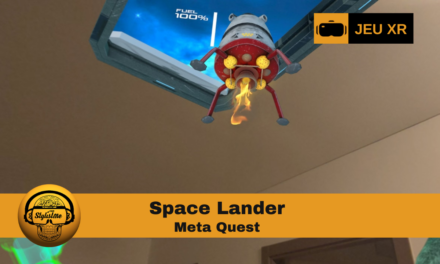 Space Lander alunissage en réalité mixte sur Meta Quest