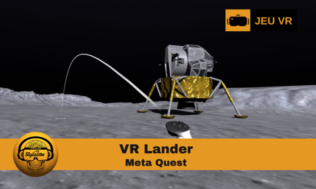 VR Lander alunissez en mode rétro sur Meta Quest