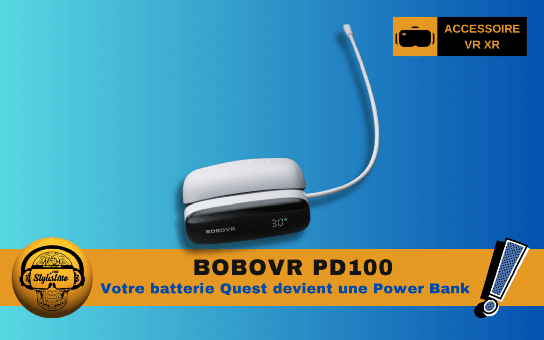BOBOVR PD100 : transforme votre batterie VR devient une power bank