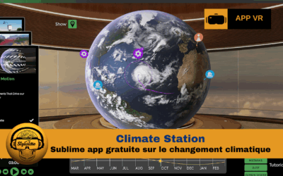 Climate Station l’app gratuite sur PSVR 2 sur le climat !