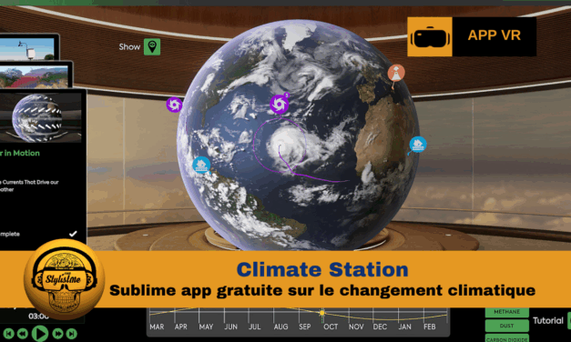Climate Station l’app gratuite sur PSVR 2 sur le climat !