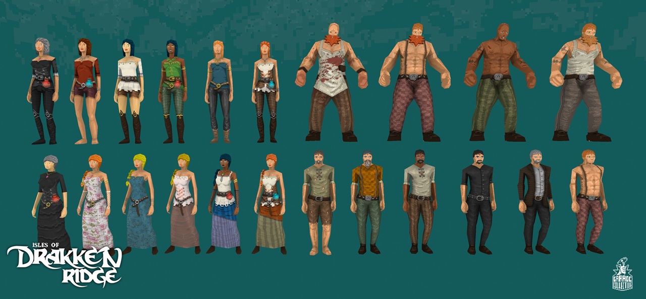 Isles of DrakkenRidge personnages