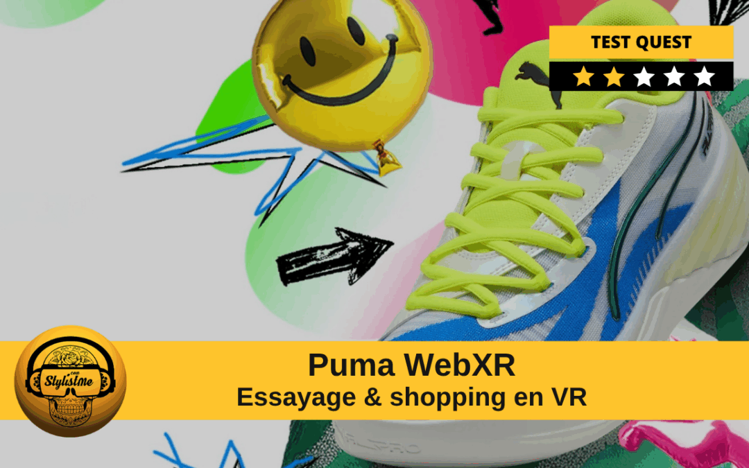 Puma WebXR une expérience de shopping en VR sur Quest !