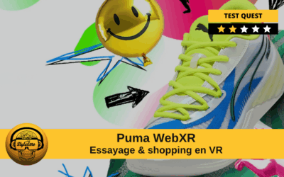Puma WebXR une expérience de shopping en VR sur Quest !
