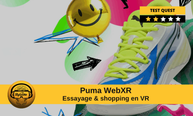 Puma WebXR une expérience de shopping en VR sur Quest !