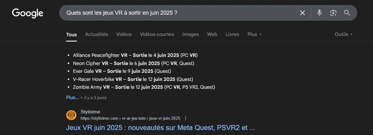 SEO première position avec aperçu IA
