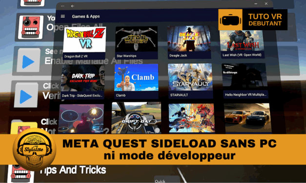 Sideload Quest sans PC ni mode développeur : guide complet