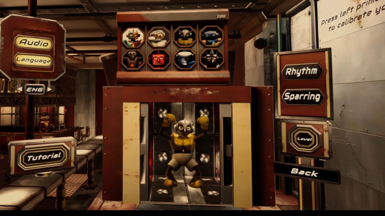 Boxing Machine VR test