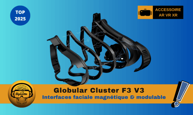 Globular Cluster F3 V3 le must des interfaces faciale pour Quest 3 