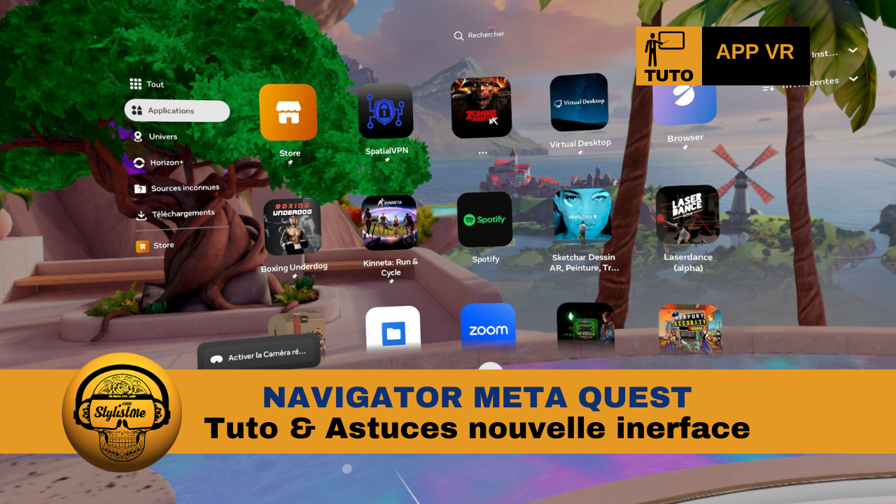 Navigator Meta Quest Tuto