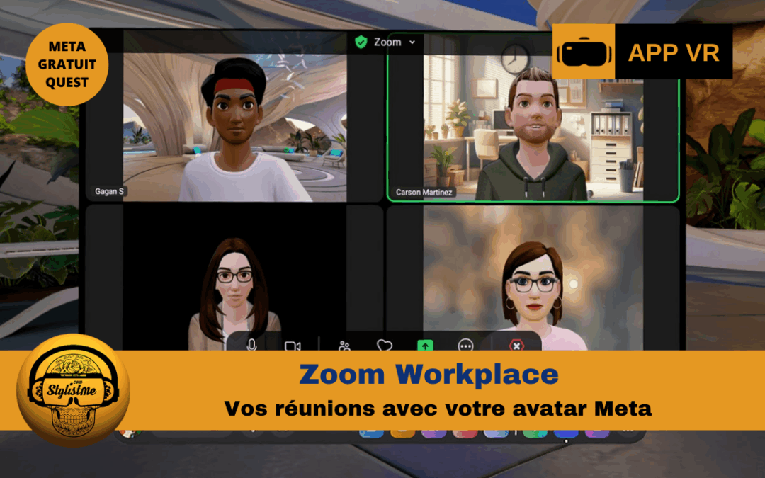 Zoom VR Workspace : vos réunions avec votre avatar Meta