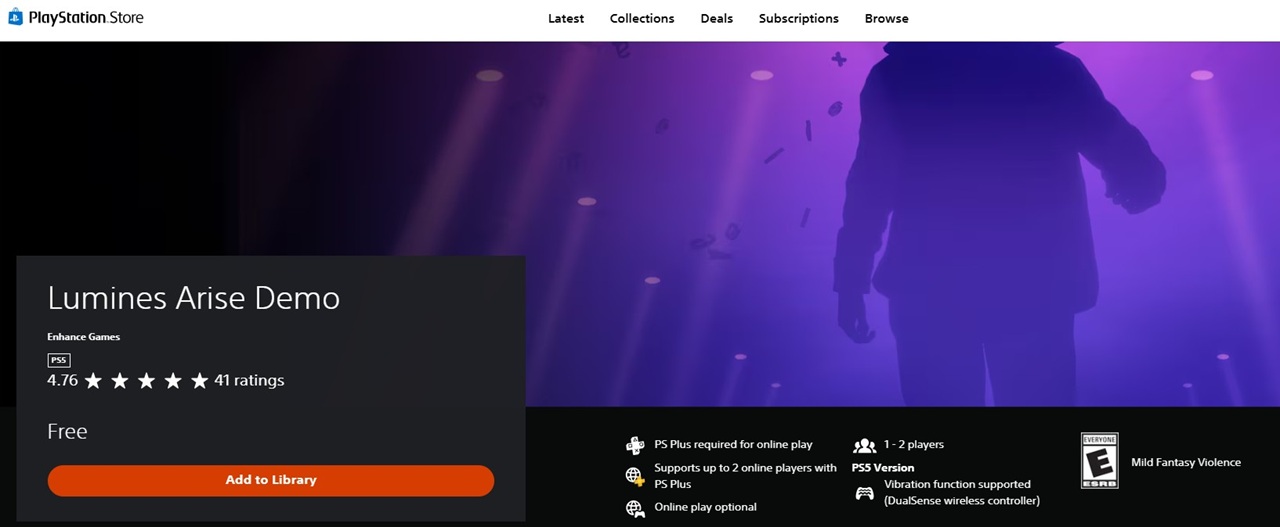 Démo gratuite Lumines Aris