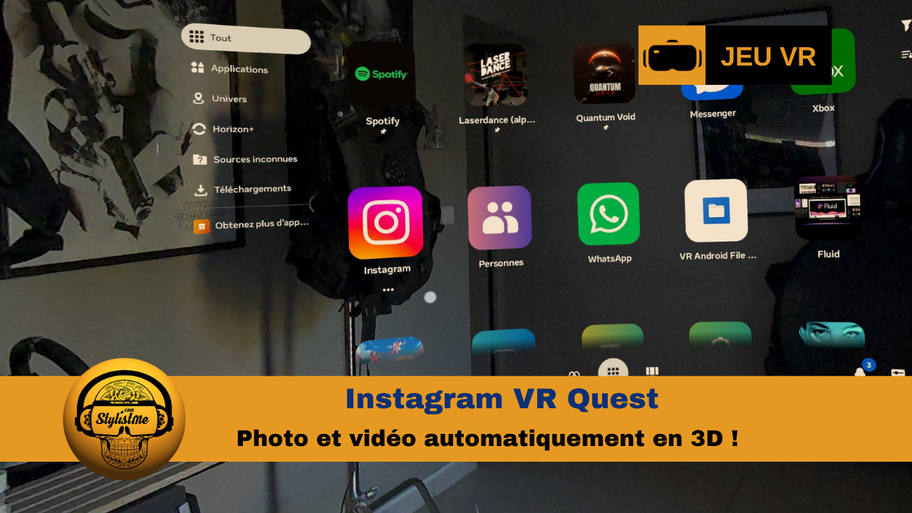 Instagram VR Quest 3D