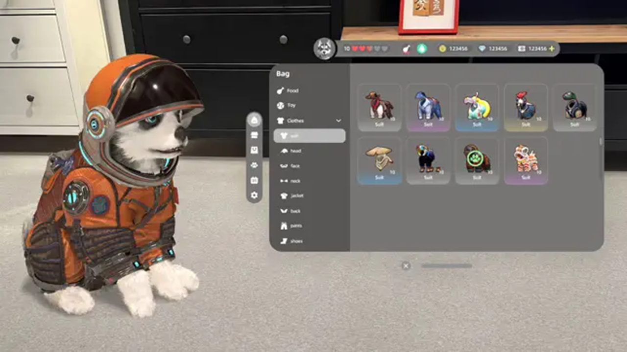 Jeu AR Apple Vision Pro