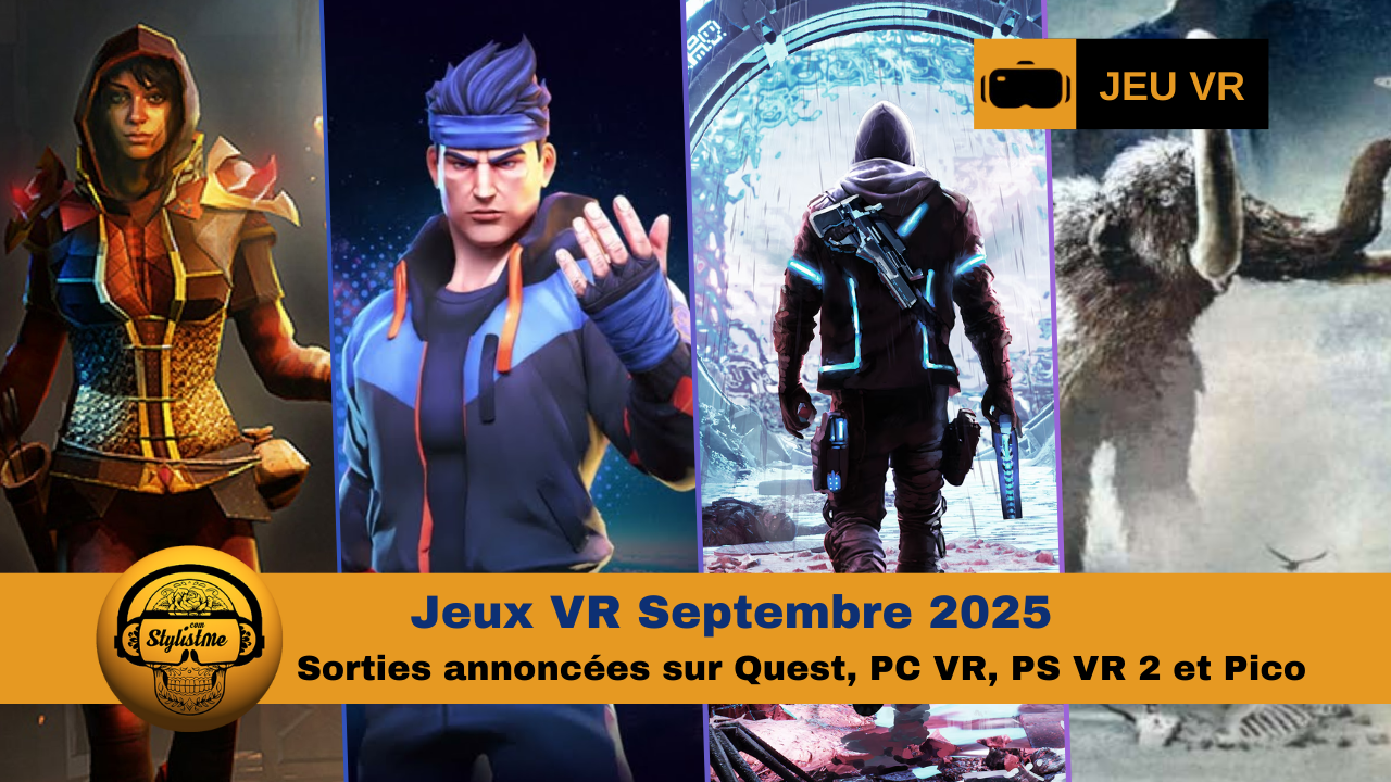 Jeux VR septembre 2025