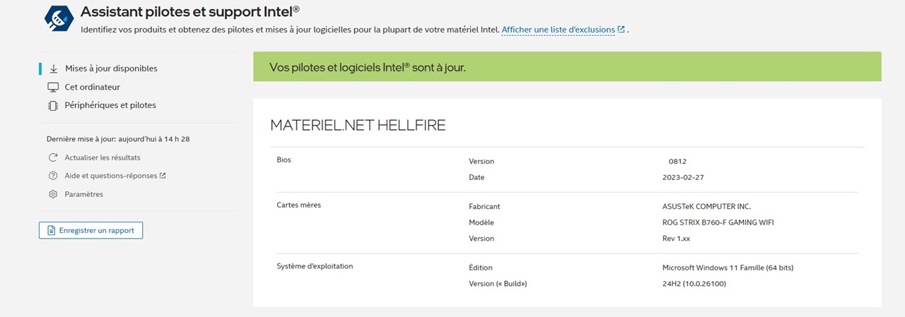 Mise à jour Pilote Bluetooth