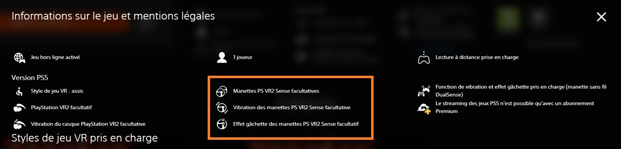 PSVR 2 Dualsense facultative