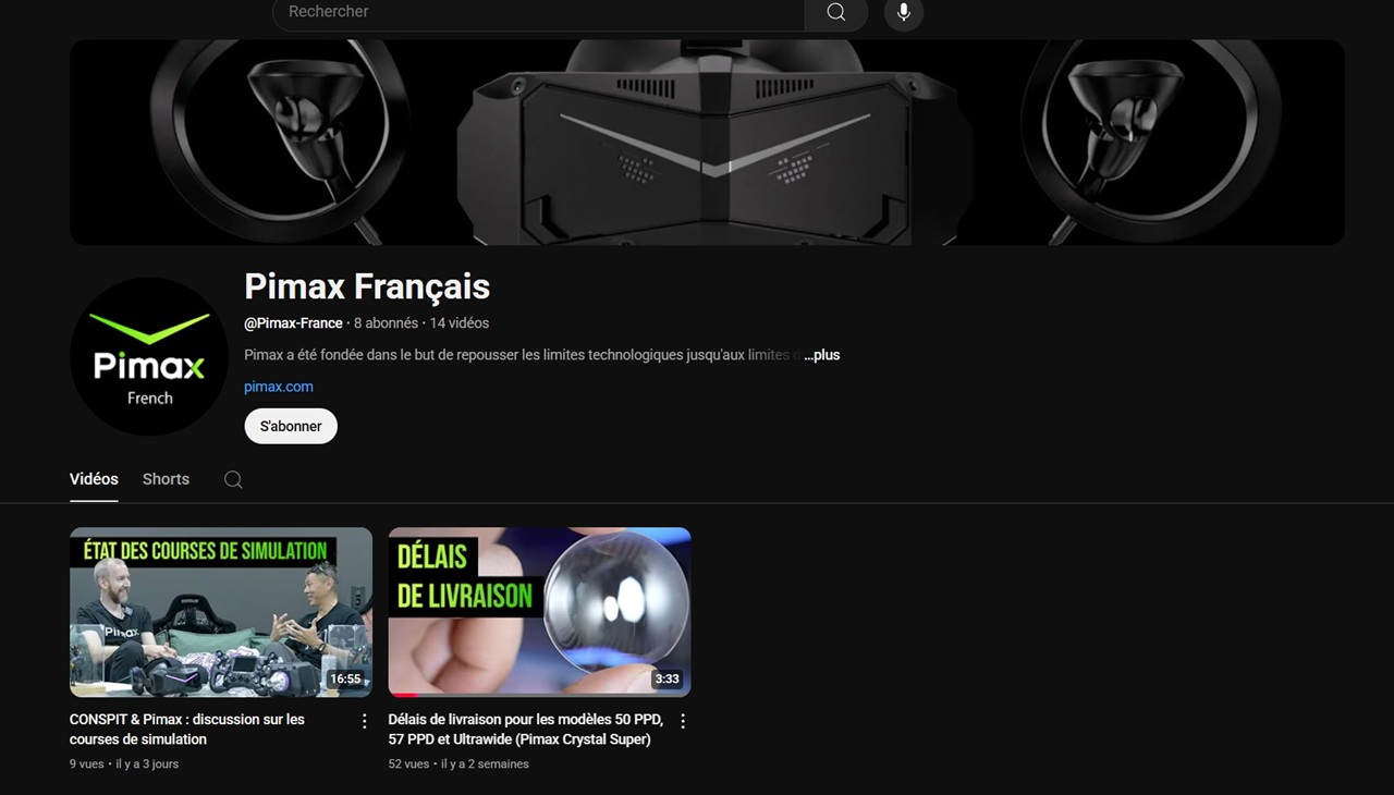 Pimax chaine en Français