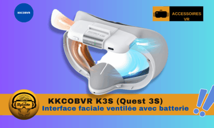 KKCOBVR K3S interface faciale avec ventilateur pour Quest 3S