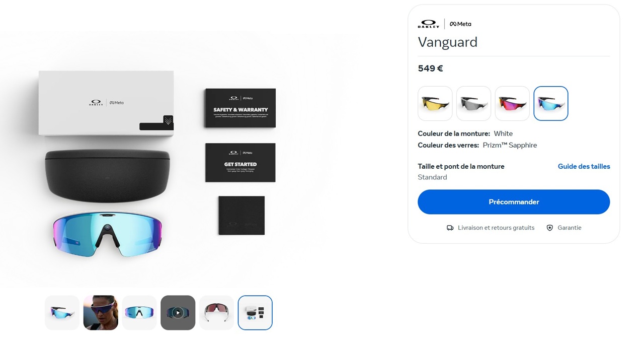 Oakley Meta Vanguard Prix