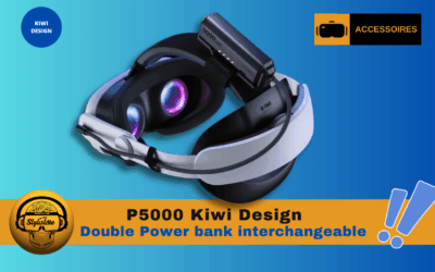 Kiwi Design P5000 double batterie interchangeable rechargeable