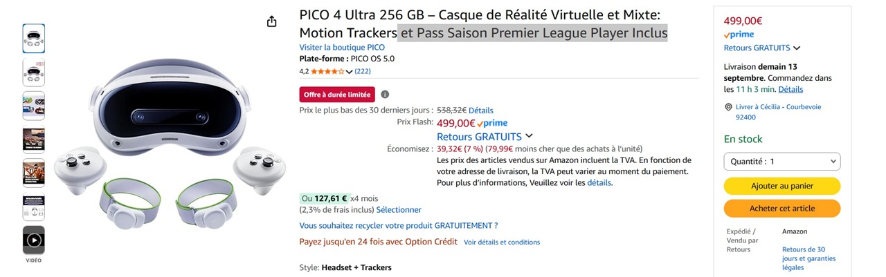 Pico 4 Ultra promo tracker
