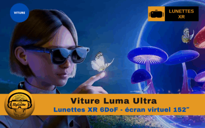 Viture Luma Ultra XR, lunettes AR avec micro OLED et suivi gestuel