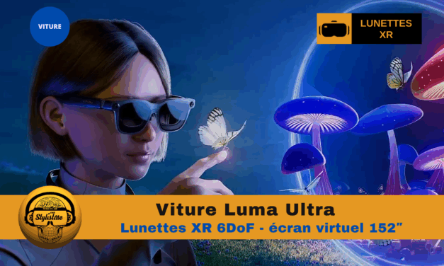 Viture Luma Ultra XR, lunettes AR avec micro OLED et suivi gestuel