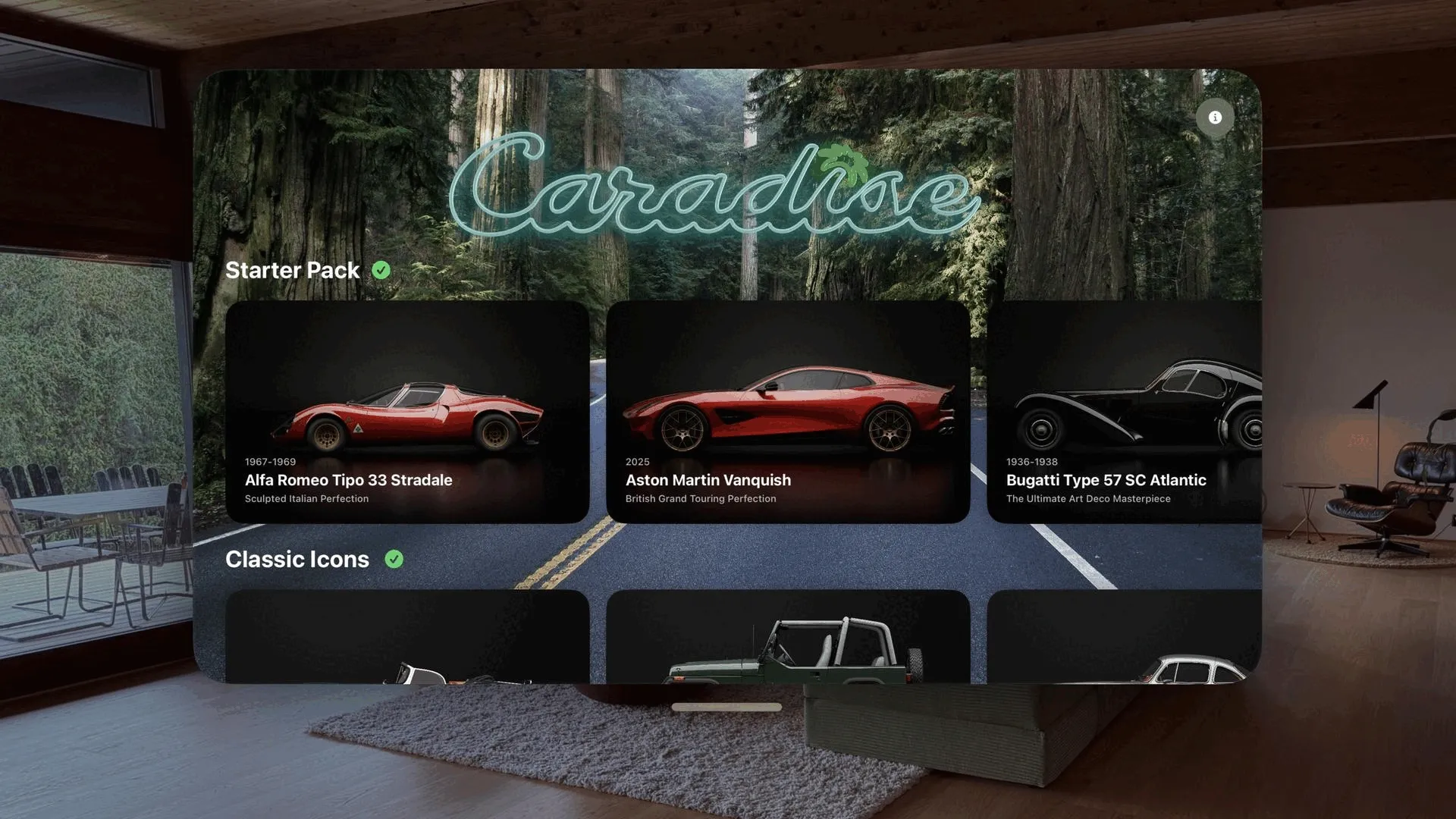 Caradise Apple Vision Pro