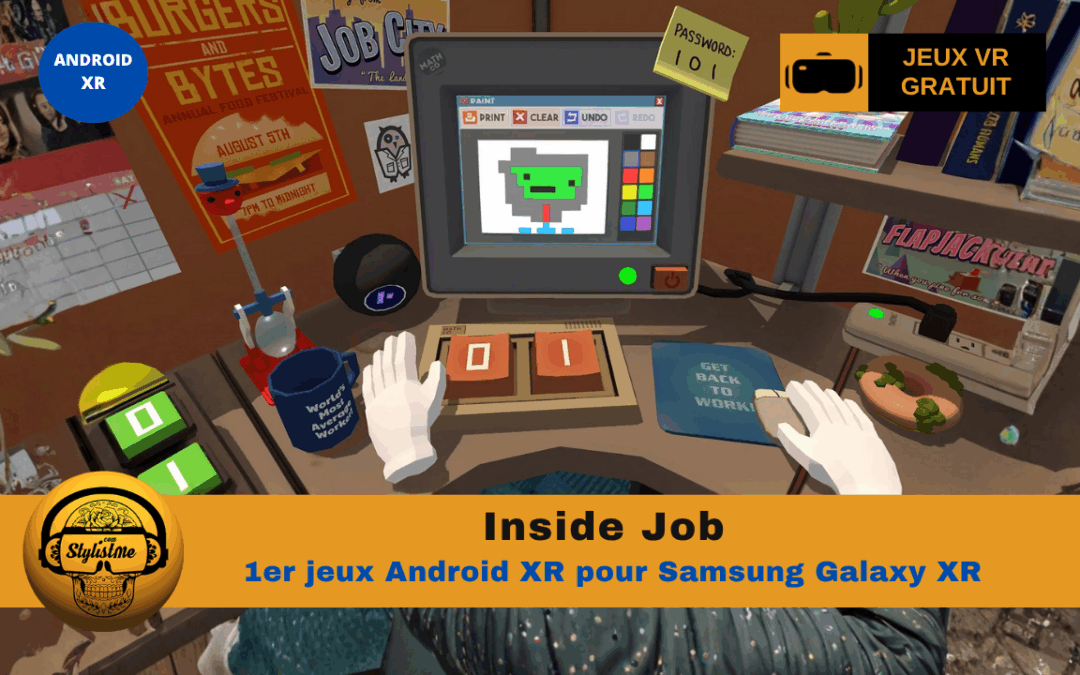 Inside Job premier jeux Android XR pour Galaxy XR