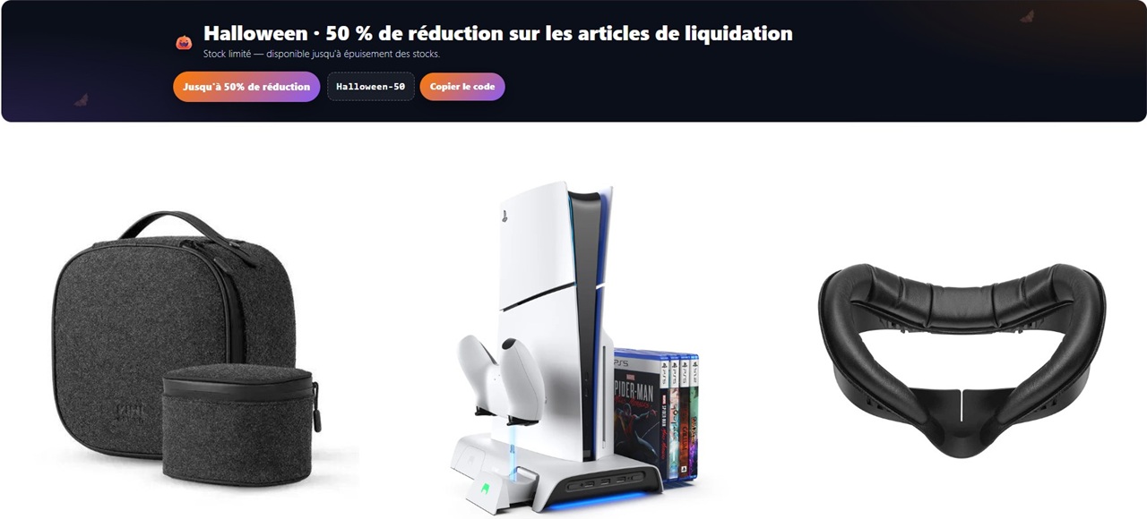 Kiwi Design 50 % réduc Halloween 2025