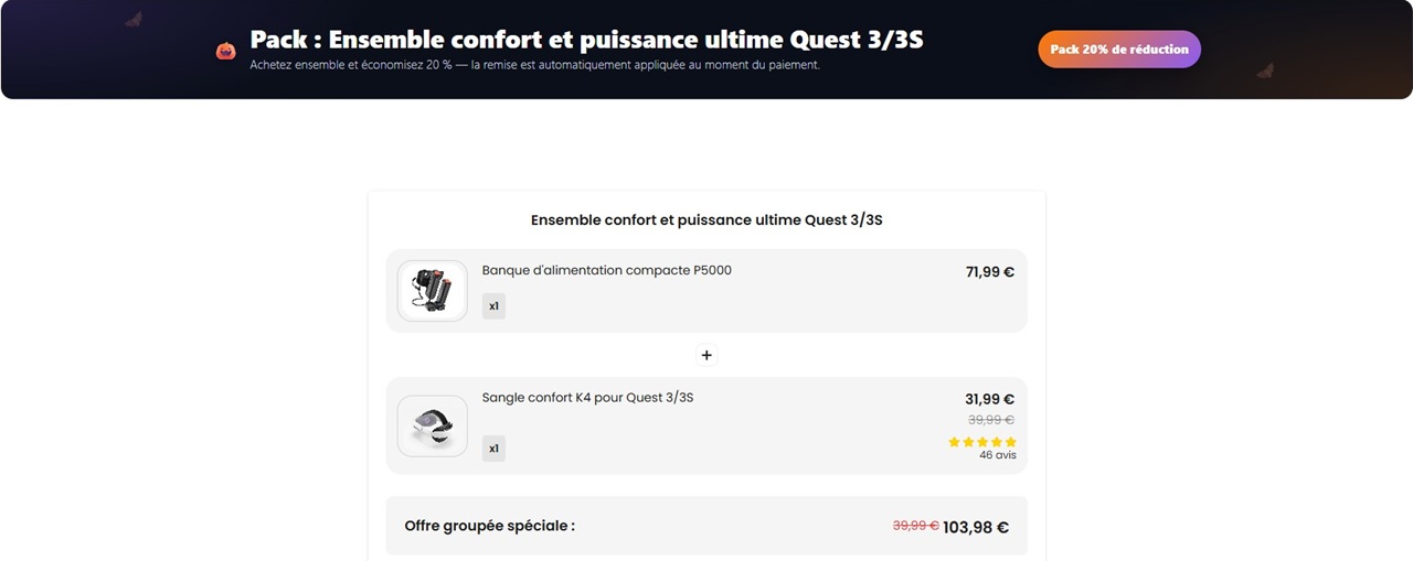 Pack confort Kiwi Design promo