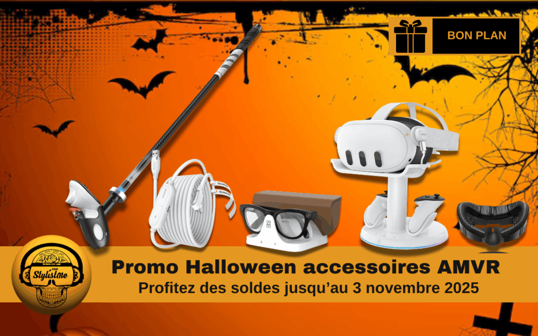 Promo AMVR Halloween 2025 : Accessoires VR pour Meta Quest, PS VR2 & Ray-Ban Meta