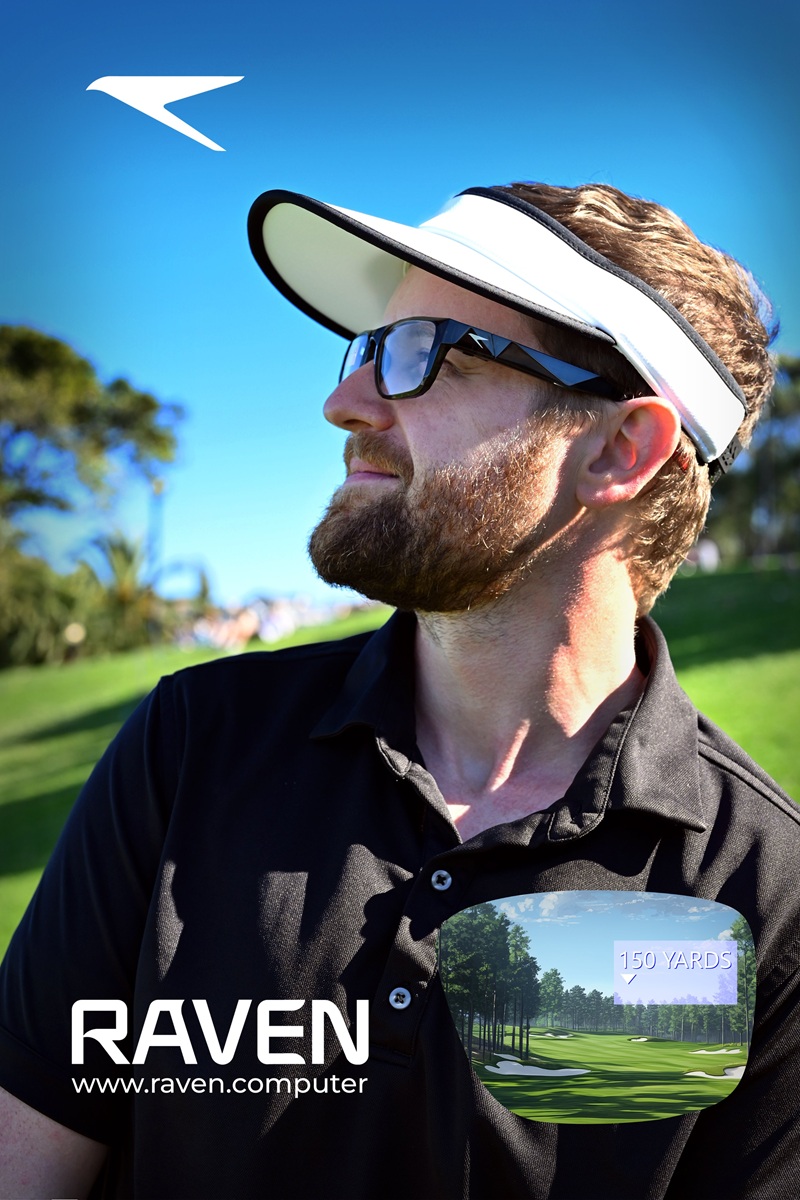 Raven lunettes connectées golf