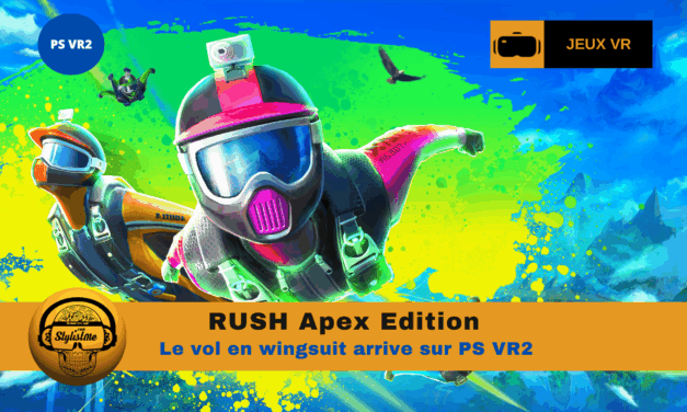 RUSH Apex Edition : frissons en wingsuit arrive sur PS VR2