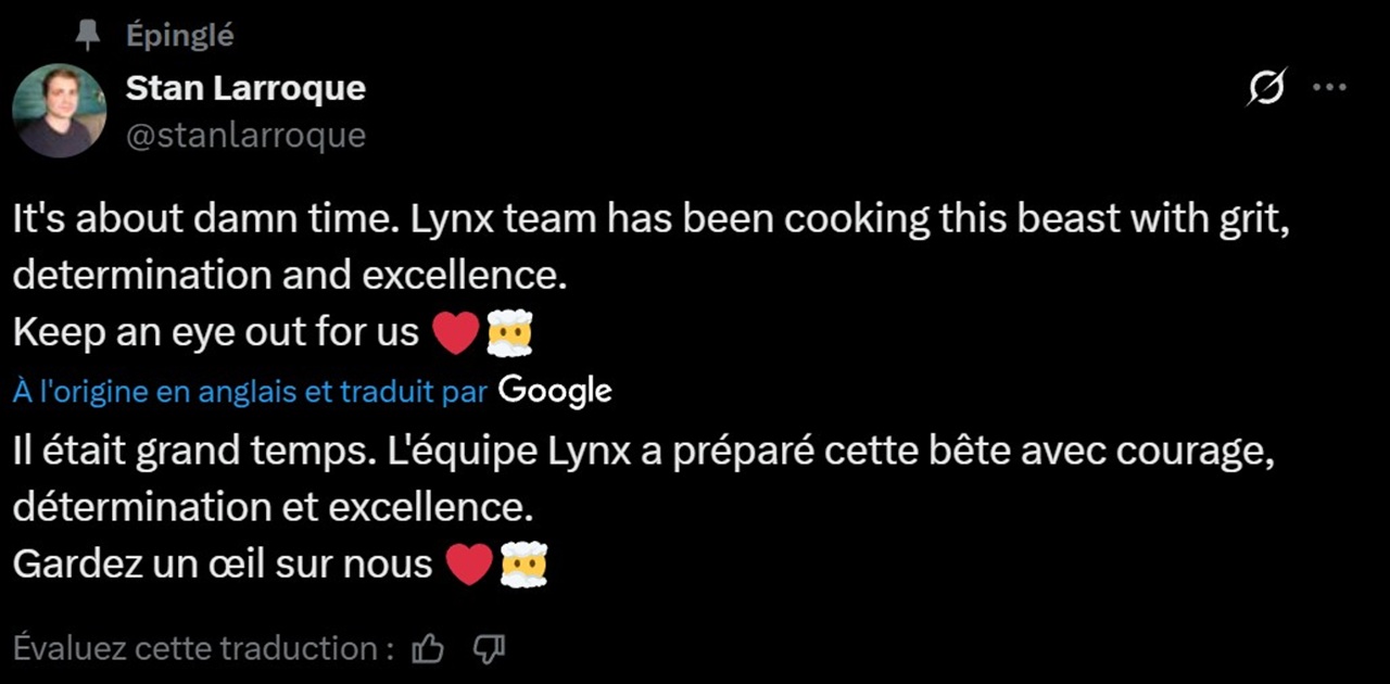 Stan Larroque Lynx Android XR