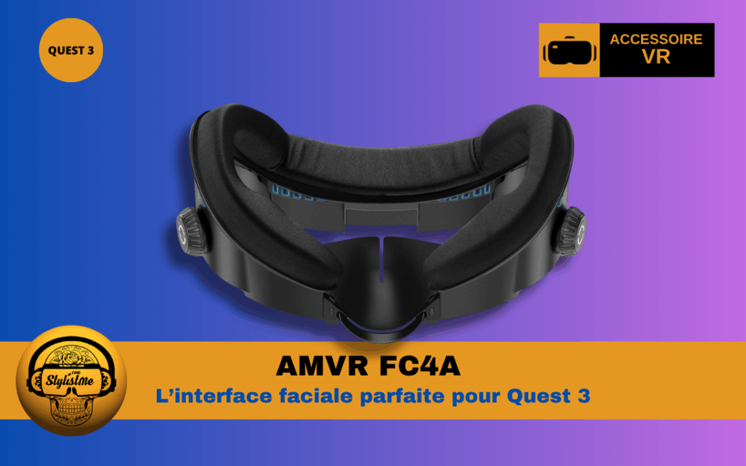 AMVR FC4A : l’interface faciale ultime pour sangle Halo Quest 3