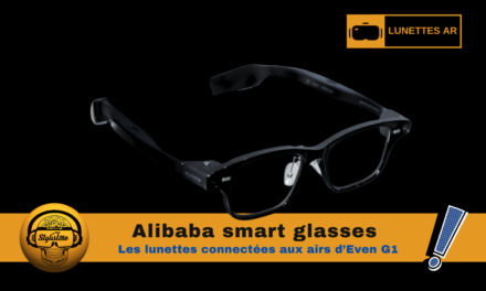 Alibaba smart glasses : double écran et IA Quark embarquée