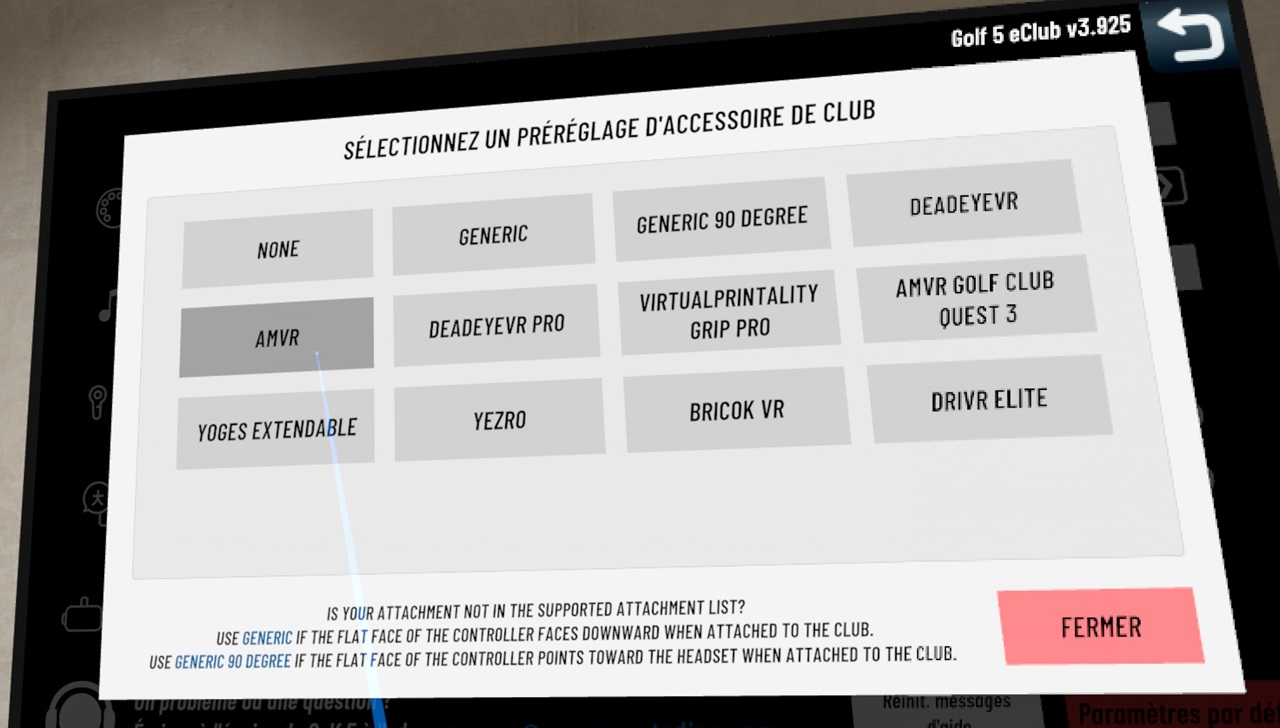 Sélection club de golf 5 accessoires