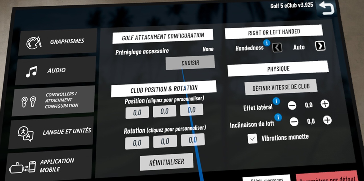 Réglage club de golf accessoire Golf 5