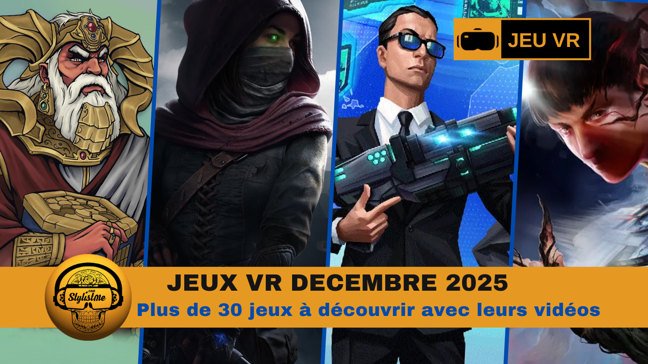 Jeux VR Décembre 2025
