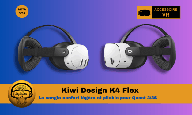 Kiwi Design K4 Flex la sangle Quest 3/3S pour s’allonger