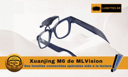 M6 MLVision lunettes avec IA, audio et écran pour la lecture