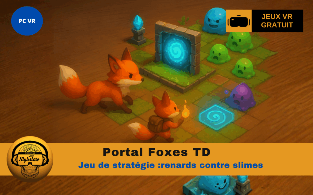 Portal Foxes TD : Défendez le monde fragmenté en VR.