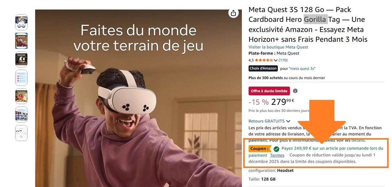 Promo Quest 3S Amazon Promo Quest 3S Amazon