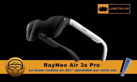 RayNeo Air 3s Pro : écran 201″ avec 1200 nits à prix serré